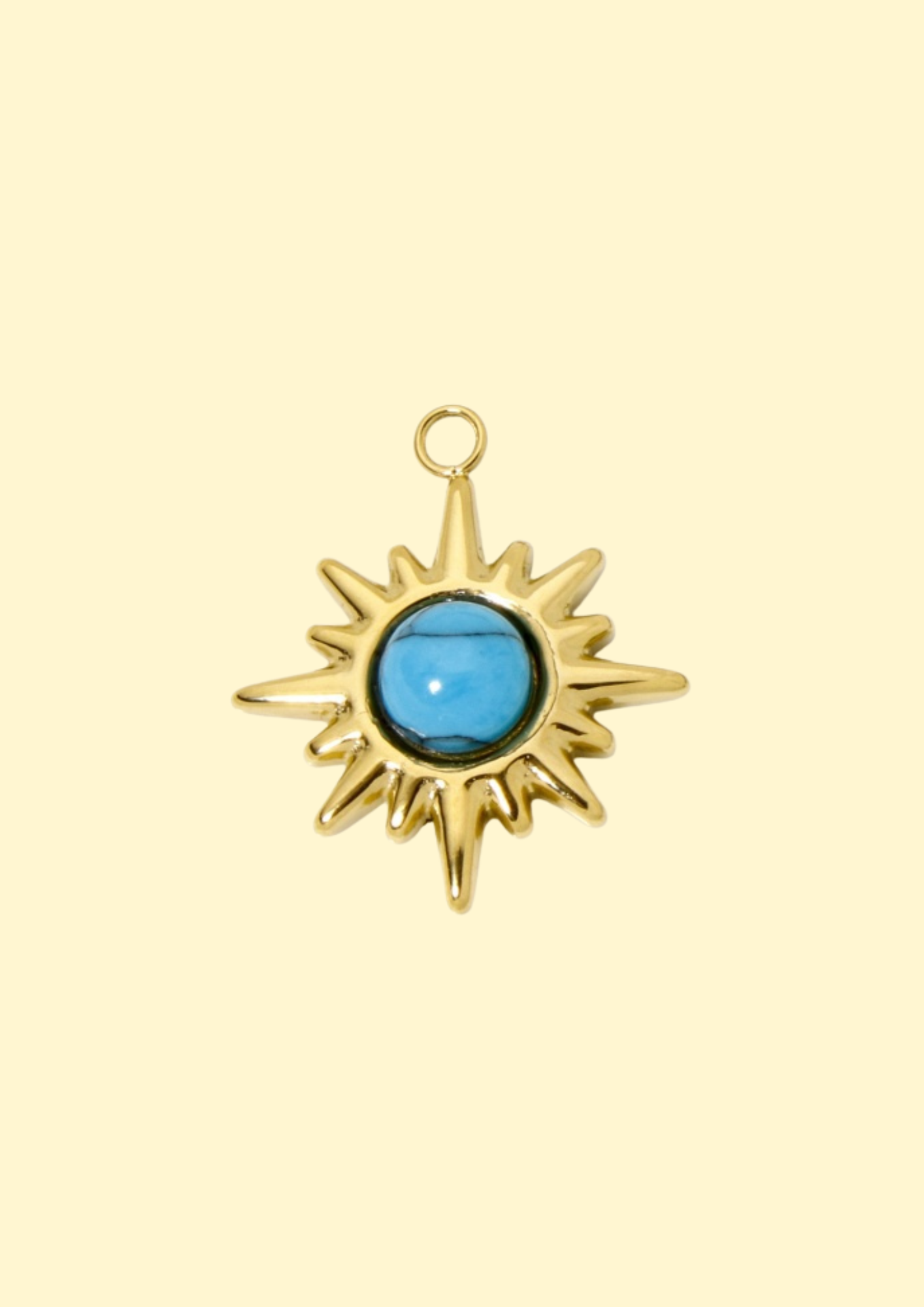 Charms étoile bleue