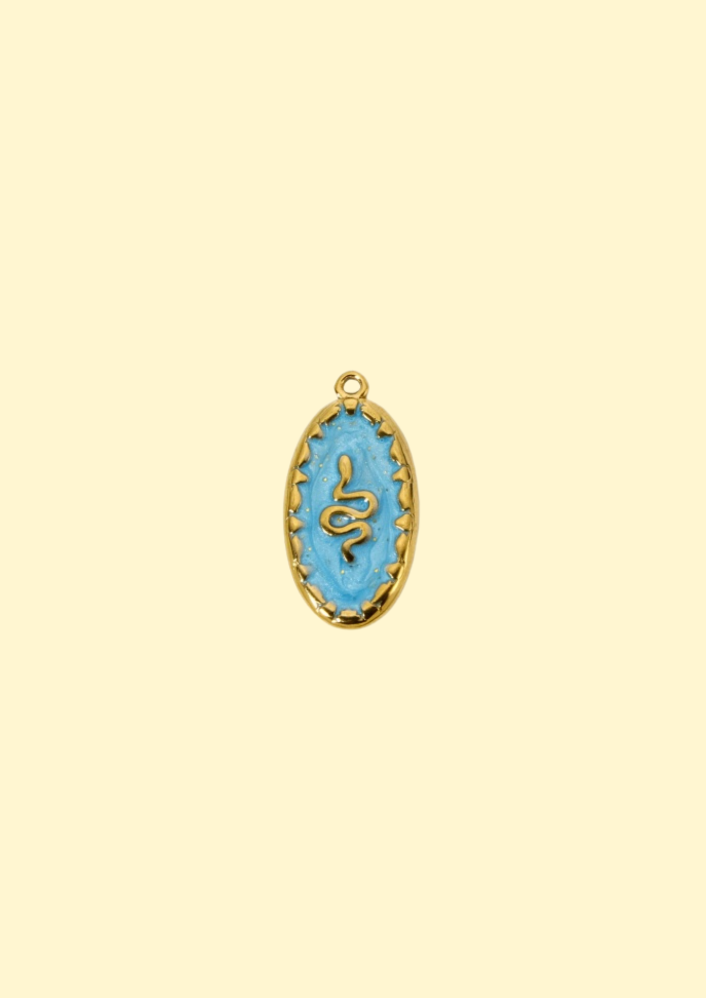 Charms serpent turquoise