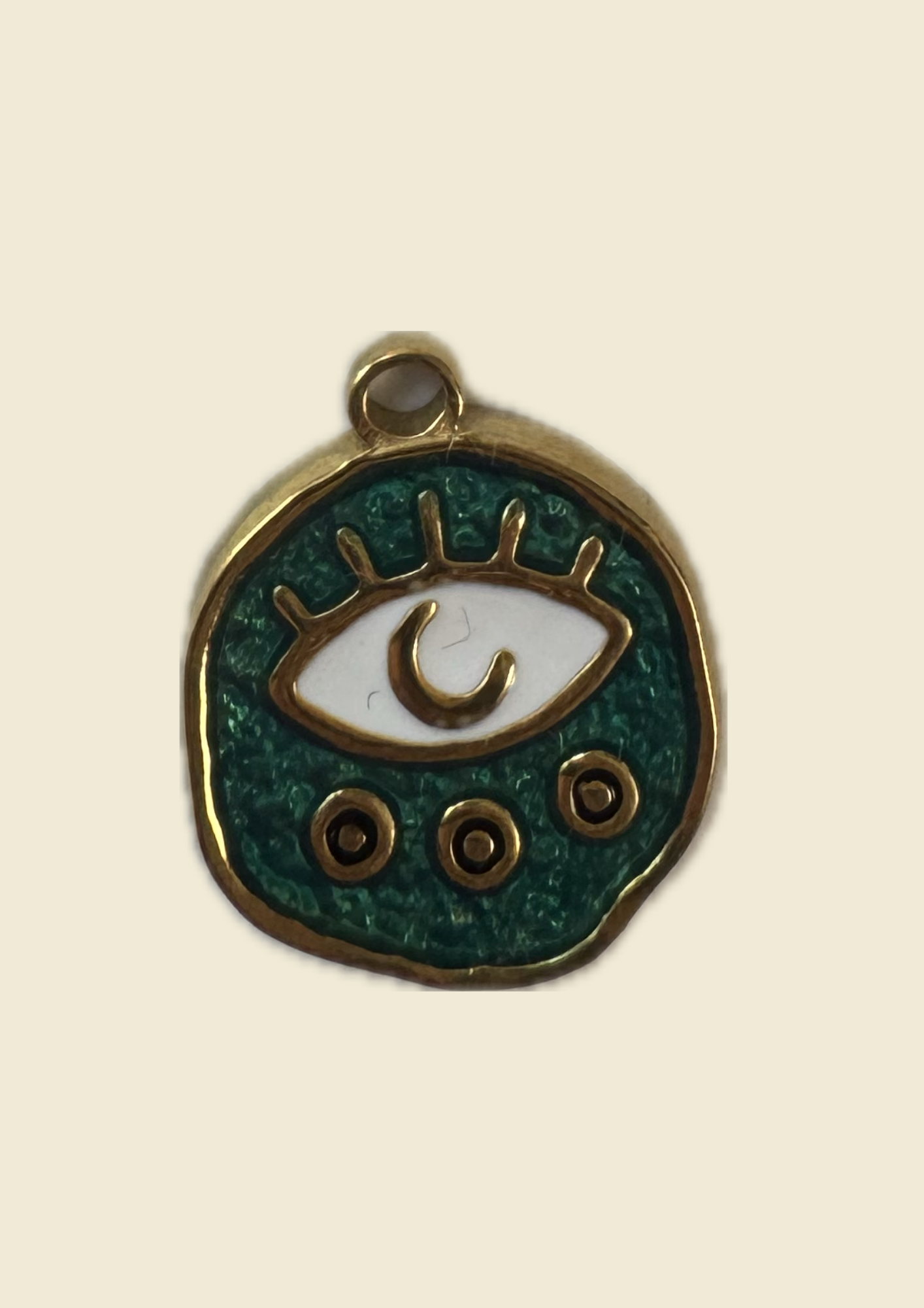 Charms oeil vert