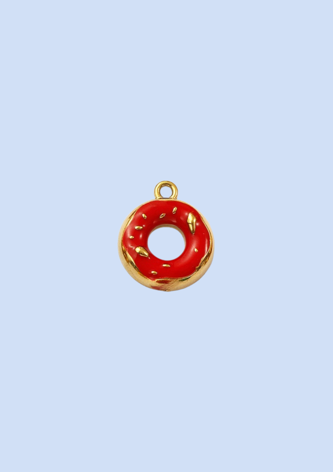 Charms doonut rouge
