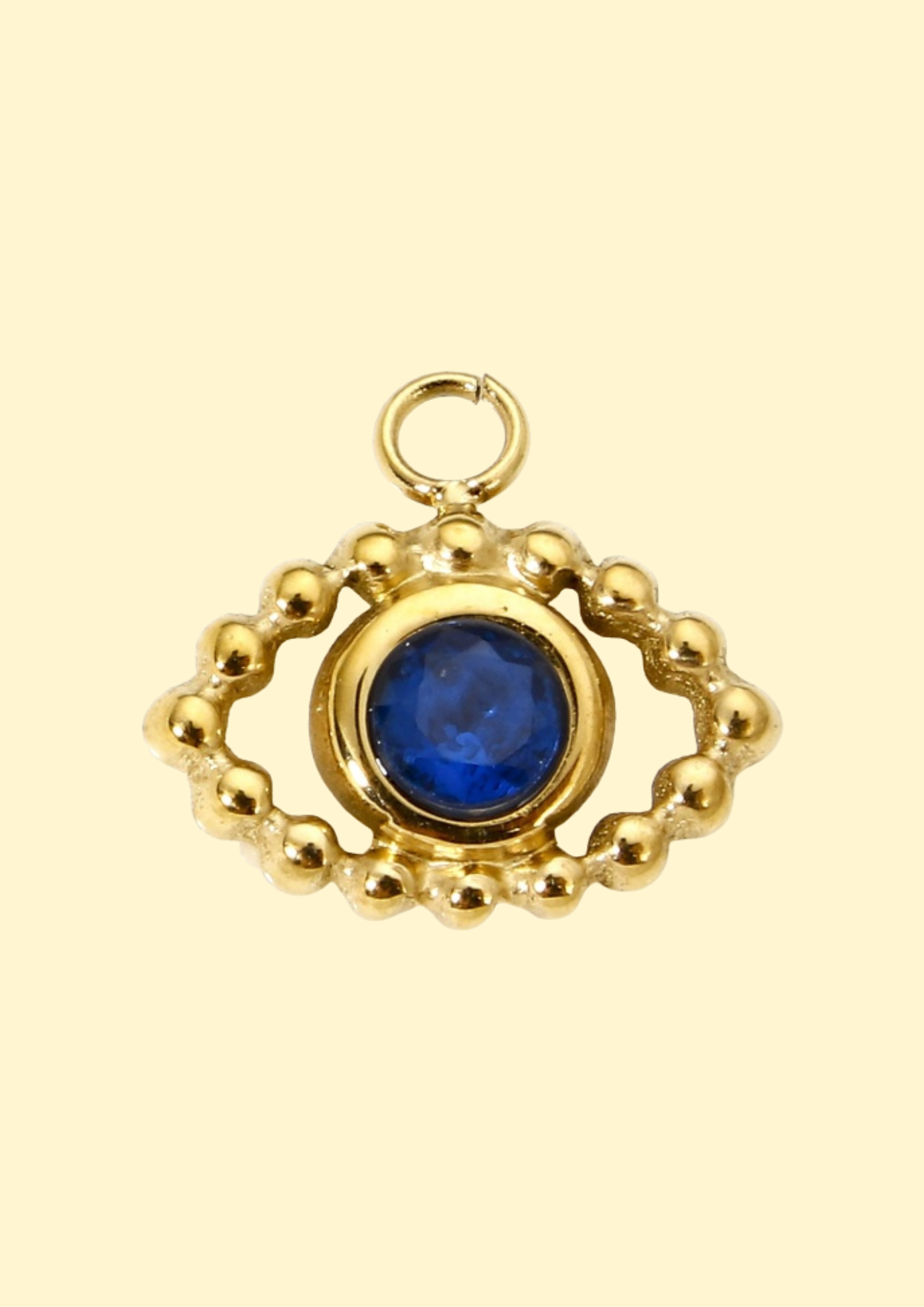 Charms oeil bleuté