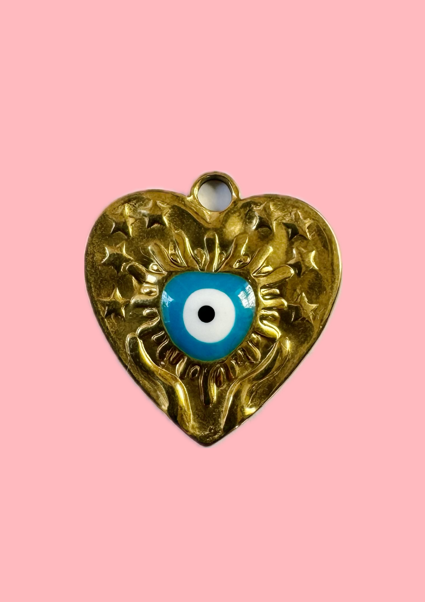 Charms coeur karma bleu