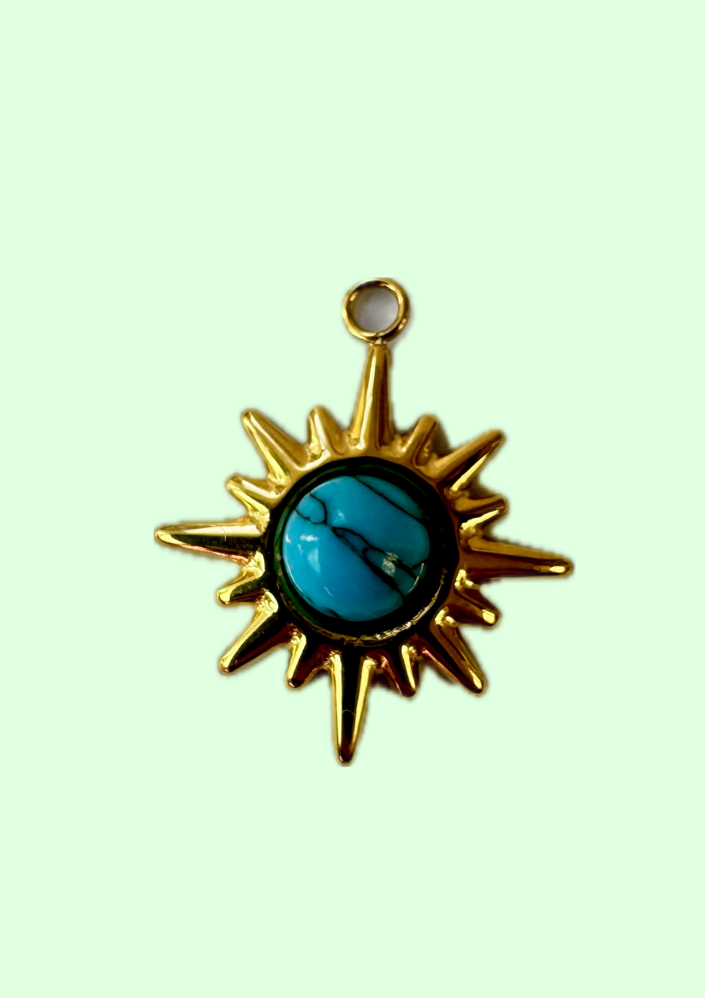 Charms étoile bleue