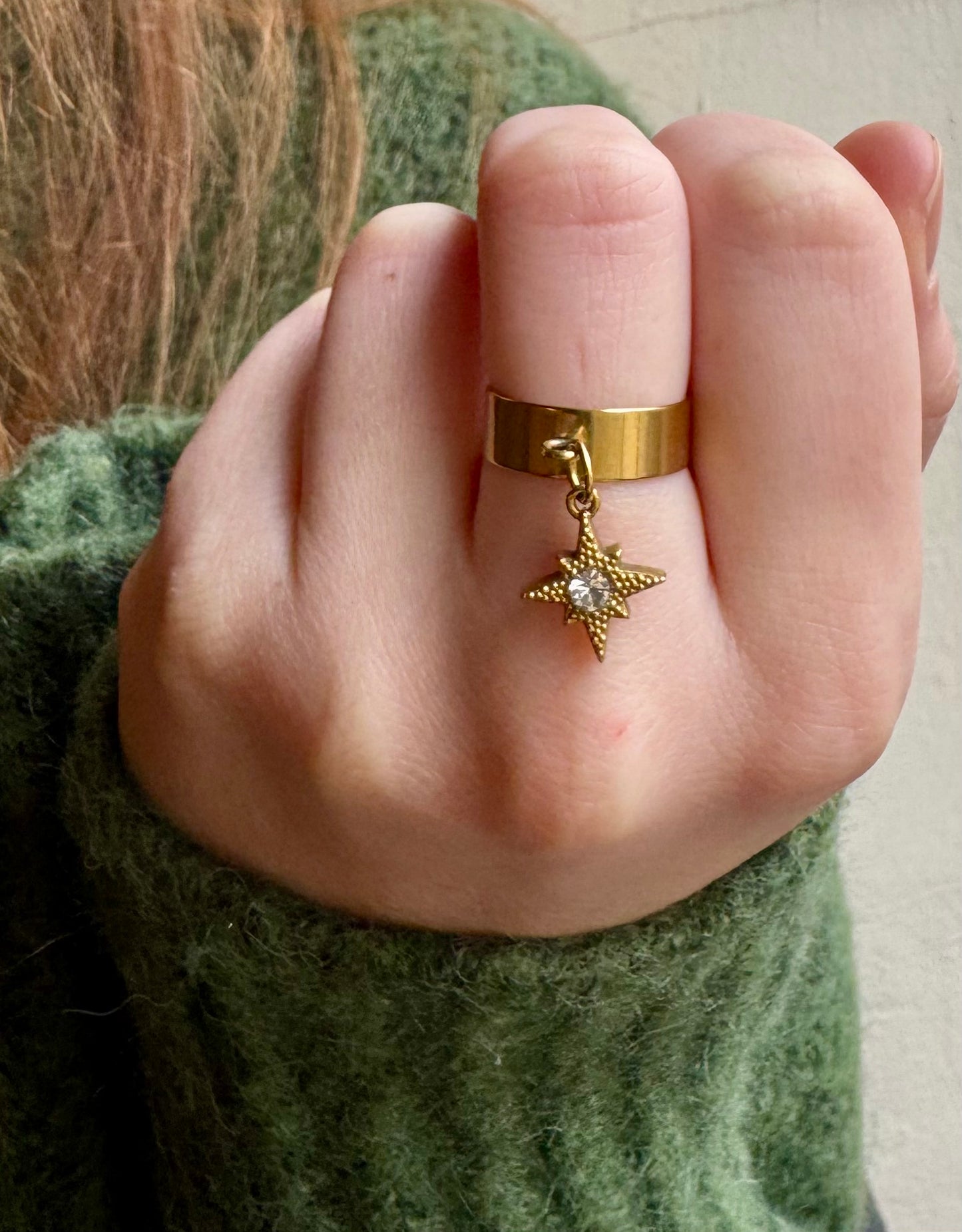 Bague à charms Etoile