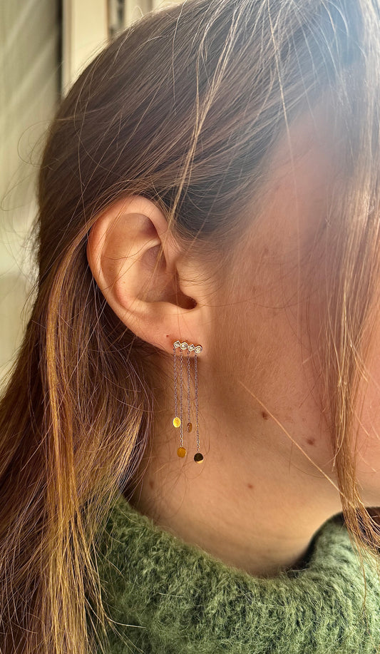 Boucles d'oreilles strass